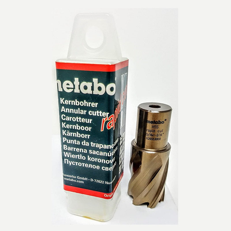 Broca Hueca METABO de 15/16” x 1-3/16” HSS Corte Rápido | Máquinas y Equipos Comerciales, S.A. 