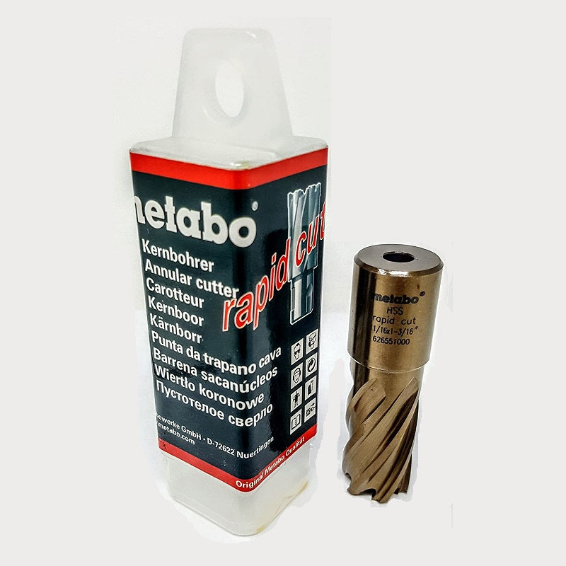 Broca Hueca METABO de 11/16” x 1-3/16” HSS Corte Rápido | Máquinas y Equipos Comerciales, S.A. 