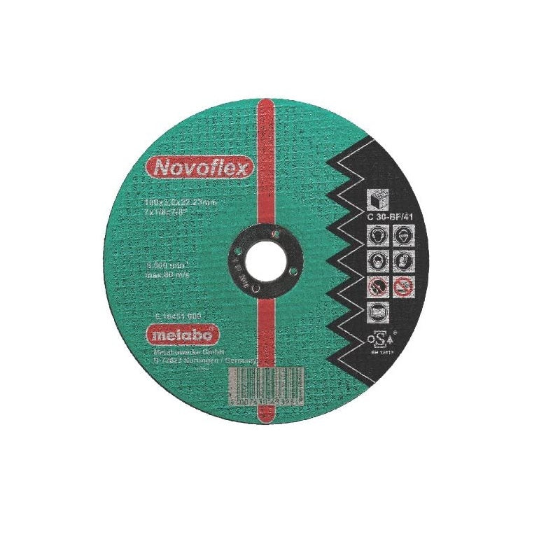 Disco de Corte METABO (Novoflex) de 9" (230 x 3 mm) Piedra | Máquinas y Equipos Comerciales, S.A.