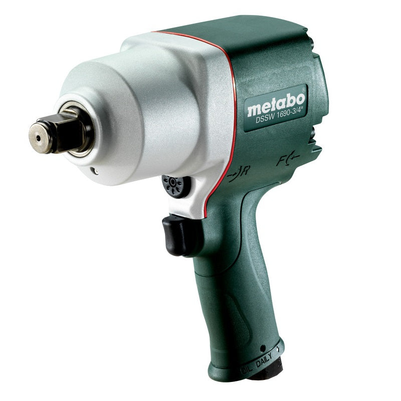 Atornilladora (Llave) de Impacto Neumática METABO de 3/4" (19.05 mm) 6.2 bar (90 psi) 1100-1690 Nm DSSW 1690-3/4" | Máquinas y Equipos Comerciales, S.A. 