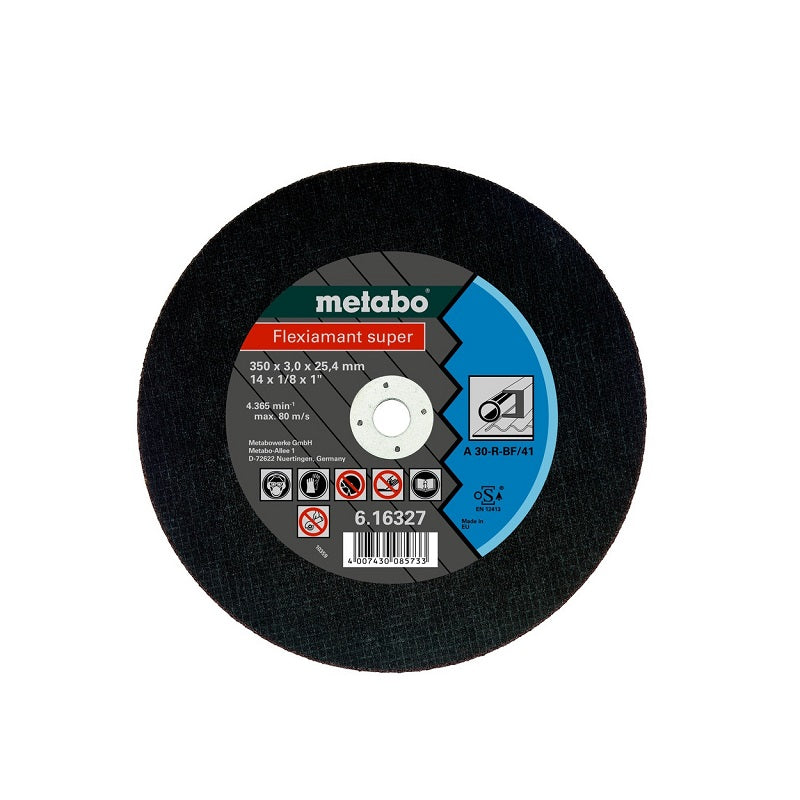 Disco de Corte METABO (Flexiamant Super) de 14" (350 x 3 mm) | Máquinas y Equipos Comerciales, S.A. 