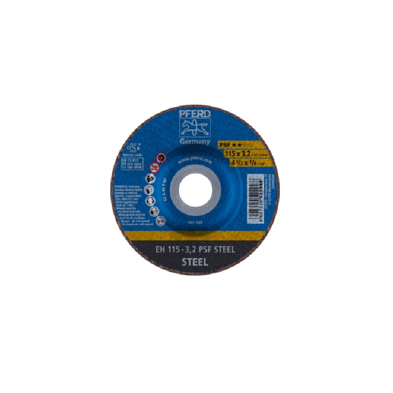 Disco de Corte PFERD de 4-1/2" (115 x 3.2 mm) PSF | Máquinas y Equipos Comerciales, S.A. 